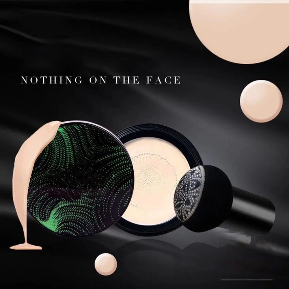 

20g Long Lasting Brighten Air Cushion Skin Friendly Foundation CC Cream Cosmetic Makeup Mushroom Head Concealing Facial Natural