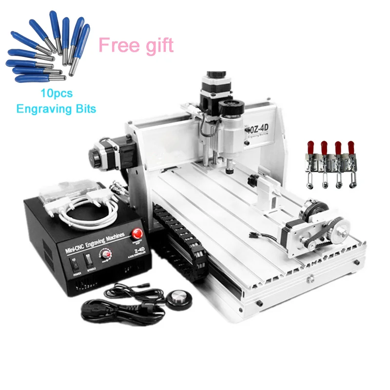 

Russia No Tax! CNC 3040 CNC Machine User-friendly Wood CNC Milling Machine with free 4 pcs Plain Vice