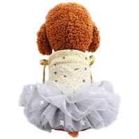 dog clothes for small dogs tulle tutu skirt sweety princess wedding party dress spring summer puppy cat chihuahua dog lace dress