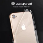 Матовая прозрачная Гидрогелевая пленка, Защитная пленка для объектива камеры для iPhone 13, 12, 11 Pro Max, 13, 12 Mini, X, XR, XS, 7, 8, 6 Plus