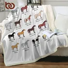 BeddingOutlet одеяло для конного спорта, льняное одеяло с изображением лошадей, для верховой езды, мягкое одеяло, спортивное постельное белье с героями мультфильмов, 150x200 см