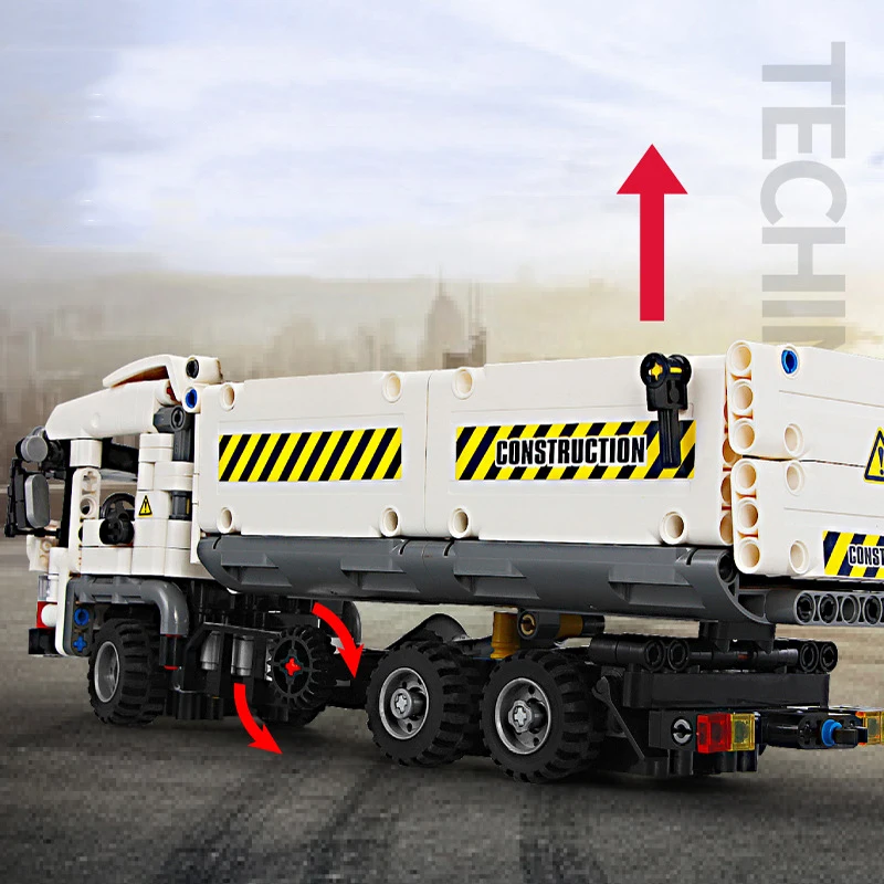 Technic Truck модель 799 шт. Technik фигурки Строительные блоки Набор кирпичей модель Diy Развивающие игрушки для детей подарок на день рождения