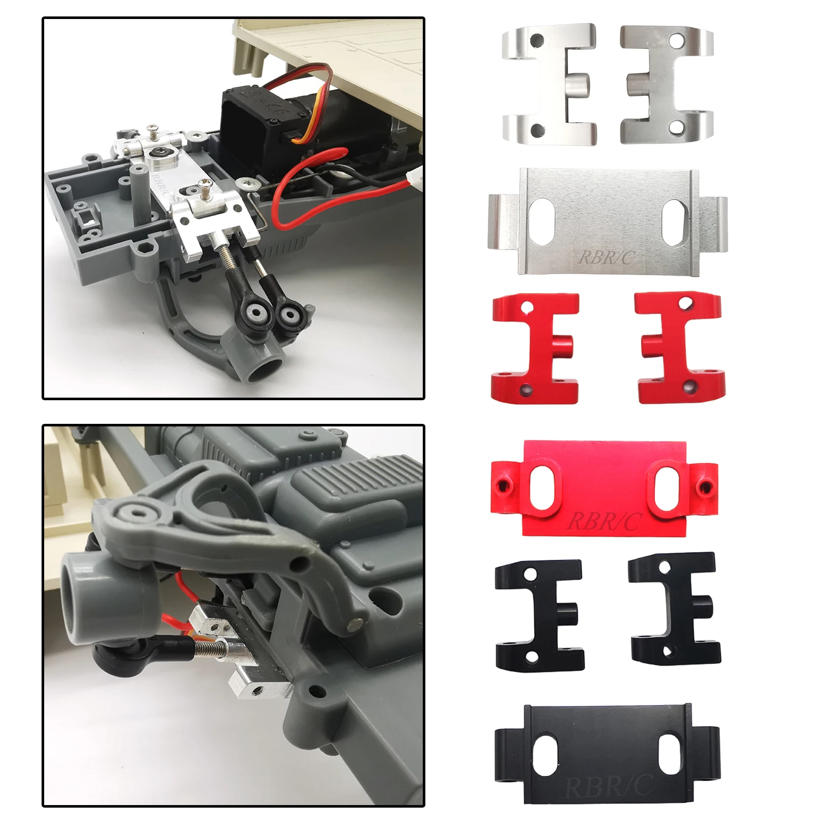 

Metal Remote Control Car Upper Swing Arm Set for WPL D12 Upgrade Parts