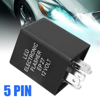 1pc 12v universal 5 pin ep27 electronic flasher relay fix motorcycle turn signal led lamp hyper flash for ford jeep lincoln