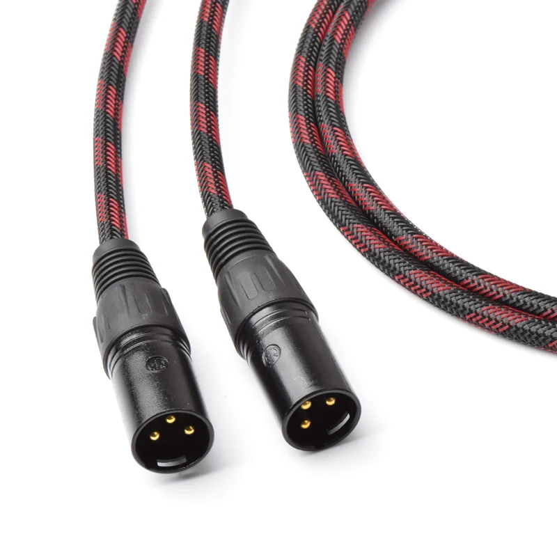 ATAUDIO 1 пара Hi Fi Dual 6 35 мм до двойной XLR аудио кабель 4N из бескислородной меди 5 ТРС 2