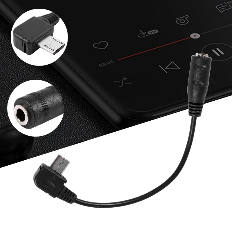 AAAE топ-мини-usb разъем для 3 5 мм наушников Наушники гарнитуры наушники адаптер