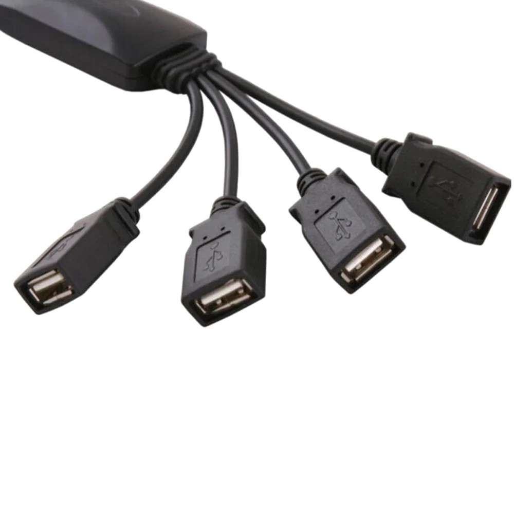 4 порта USB кабель хаб расширения/сплиттер адаптер для ноутбука ПК 2 0