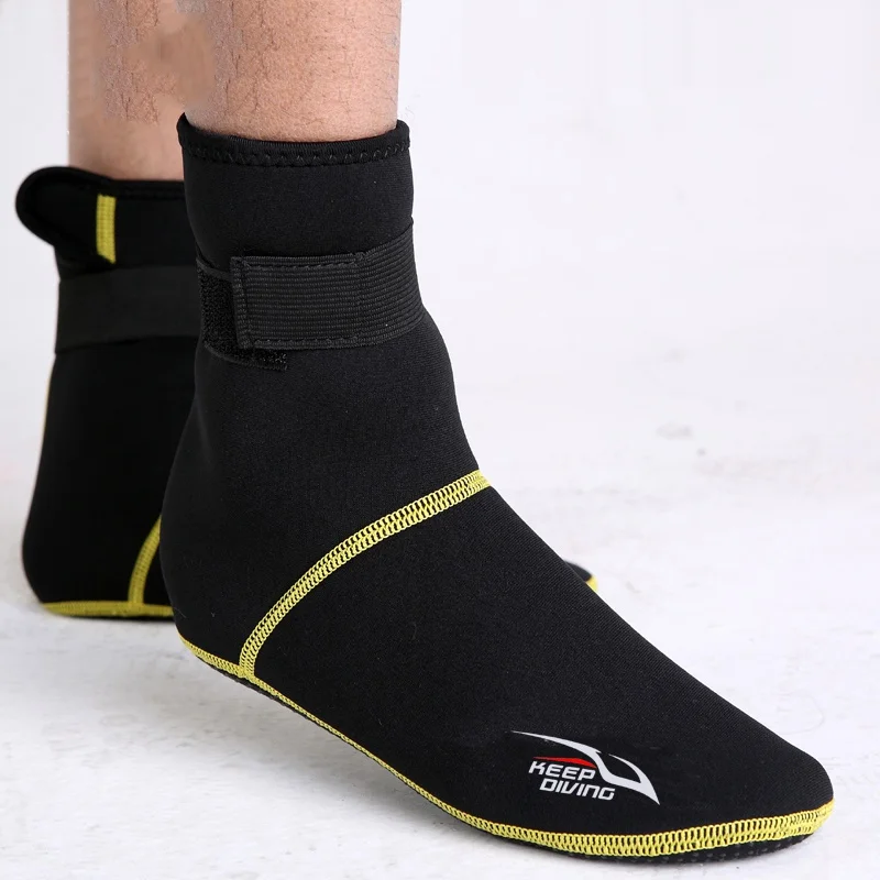 

Neoprene Snorkeling Scuba Diving Shoes Socks 3mm Beach Boots Wetsuit Anti Scratches Warming Anti Slip Winter Socks