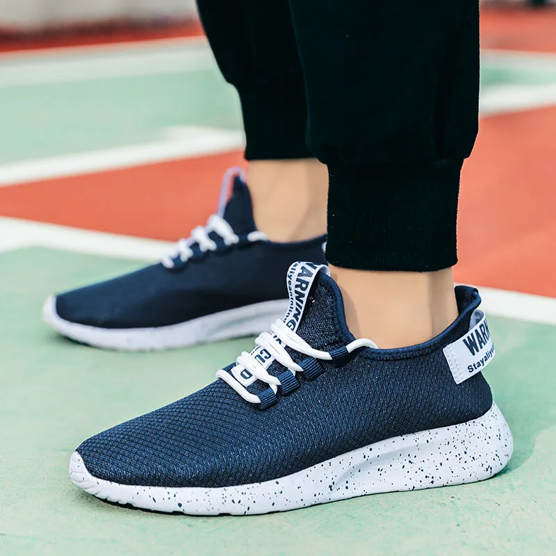 

Men's Casual Sneakers Breathable Mesh Men Shoes 2021 Comfortable Lightweight Man Trainers Outdoor Tenis Masculino Big Size 46 47