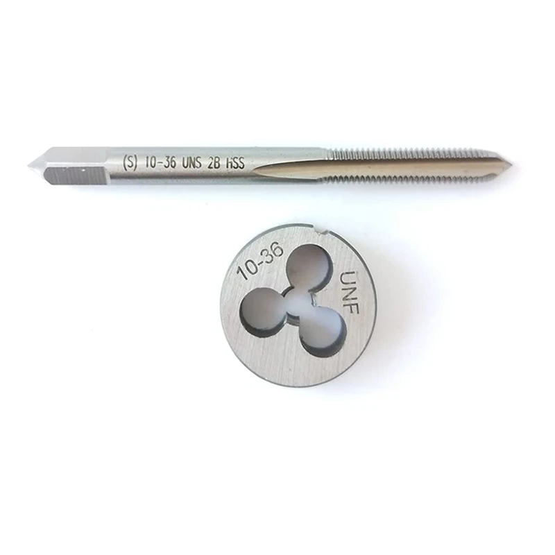 

10-36 HSS Taper RIight Hand Thread Tap And Round Thread Die Set