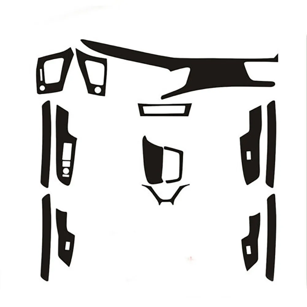 

1 Set Interior Wrap Trim Accessories Dash Kit Decal Sticker High Quality