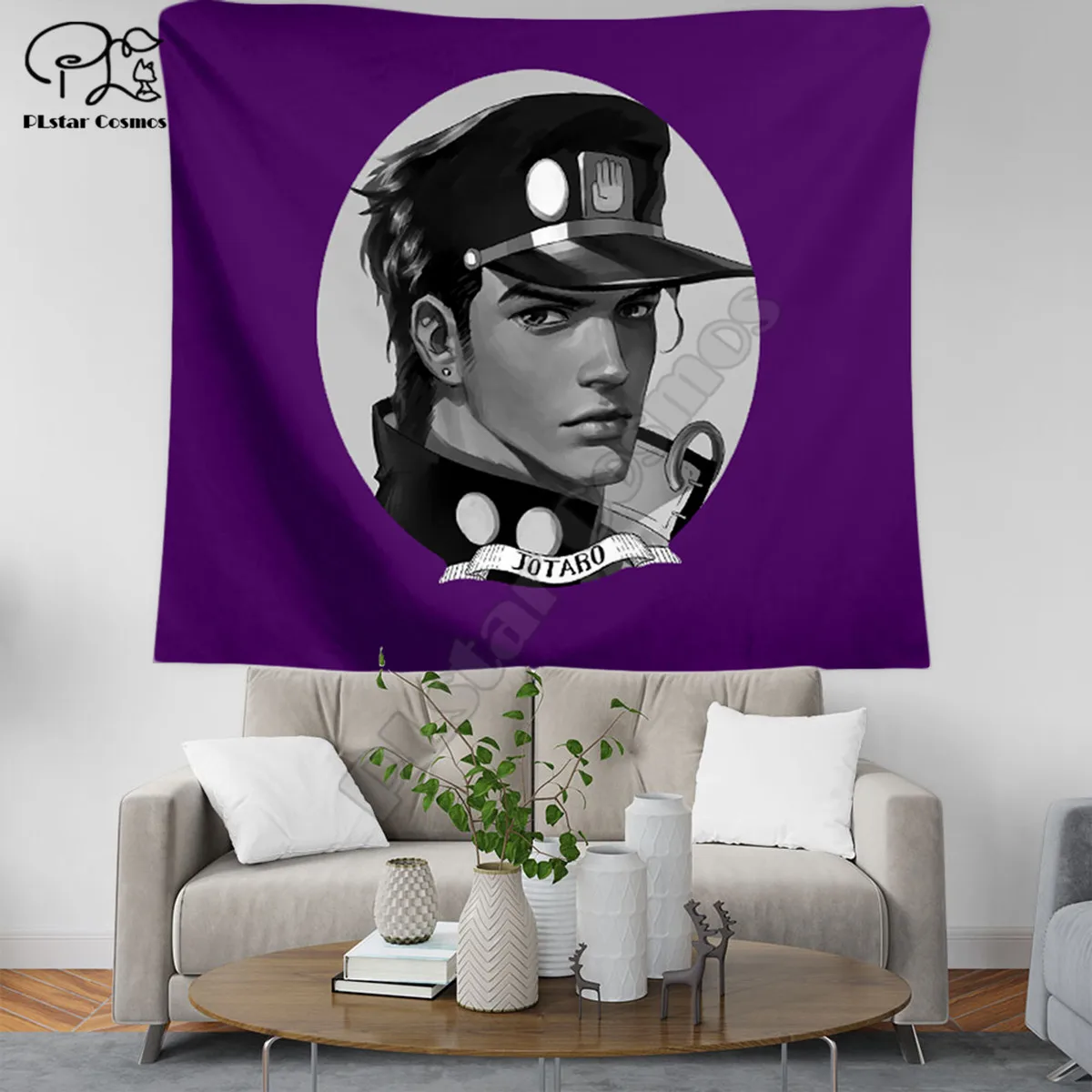 

JoJo's Bizarre Adventure cartoon Anime Blanket Tapestry 3D Printed Tapestrying Rectangular Home Decor Wall Hanging style-3
