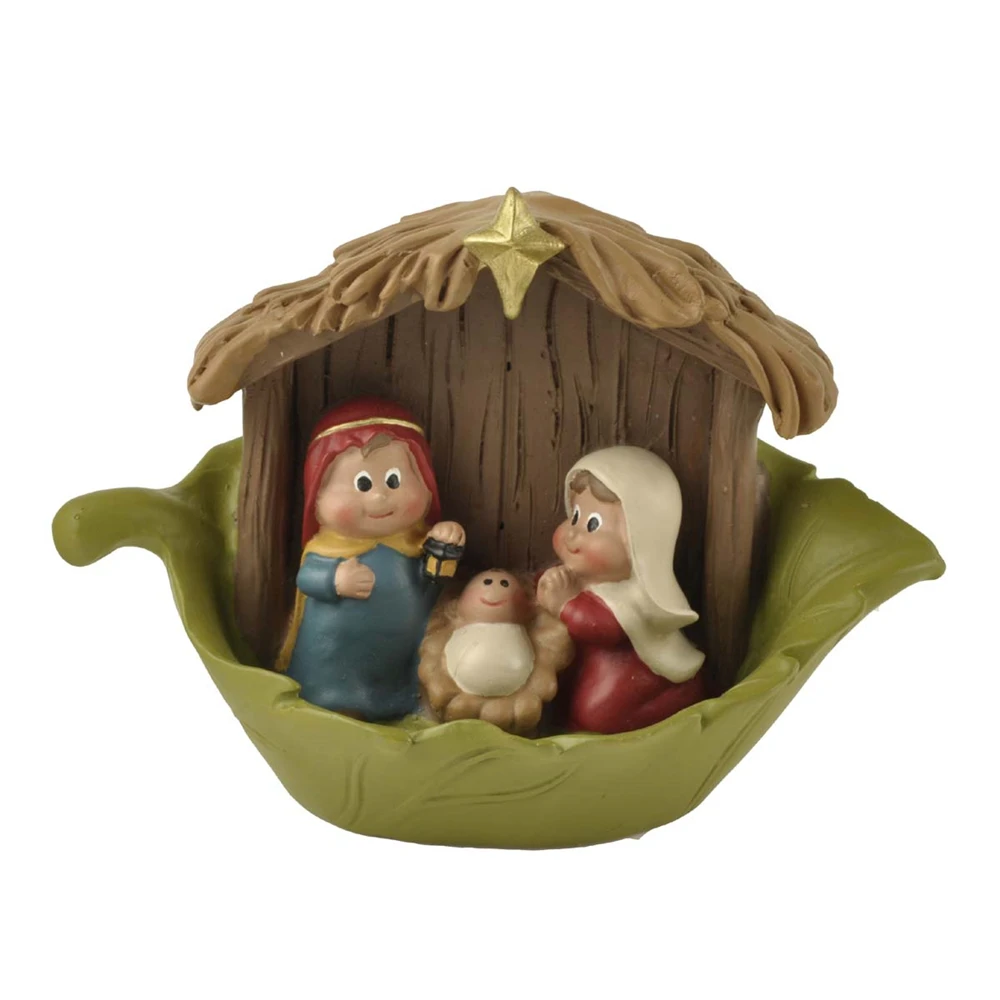 Христианский день рождения Иисуса со стабильными рождественскими украшениями