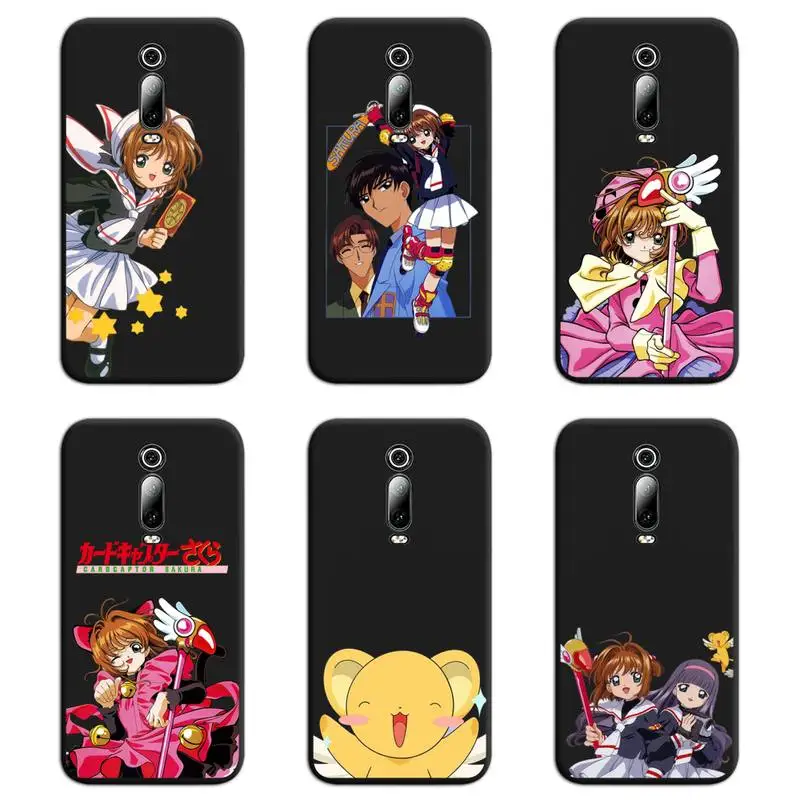 

Anime Cardcaptor Sakura Phone Case For Redmi 9A 9 8A Note 11 10 9 8 8T Pro Max K20 K30 K40 Pro