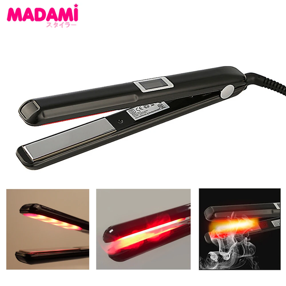 Ультразвуковой инфракрасный утюжок для ухода за волосами Кератиновое аргановое