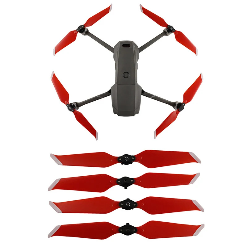 4 шт. 8743F малошумный реквизит для DJI Mavic 2 Pro Zoom Drone быстросъемное лезвие на замену Опора крыло вентиляторы запасные части