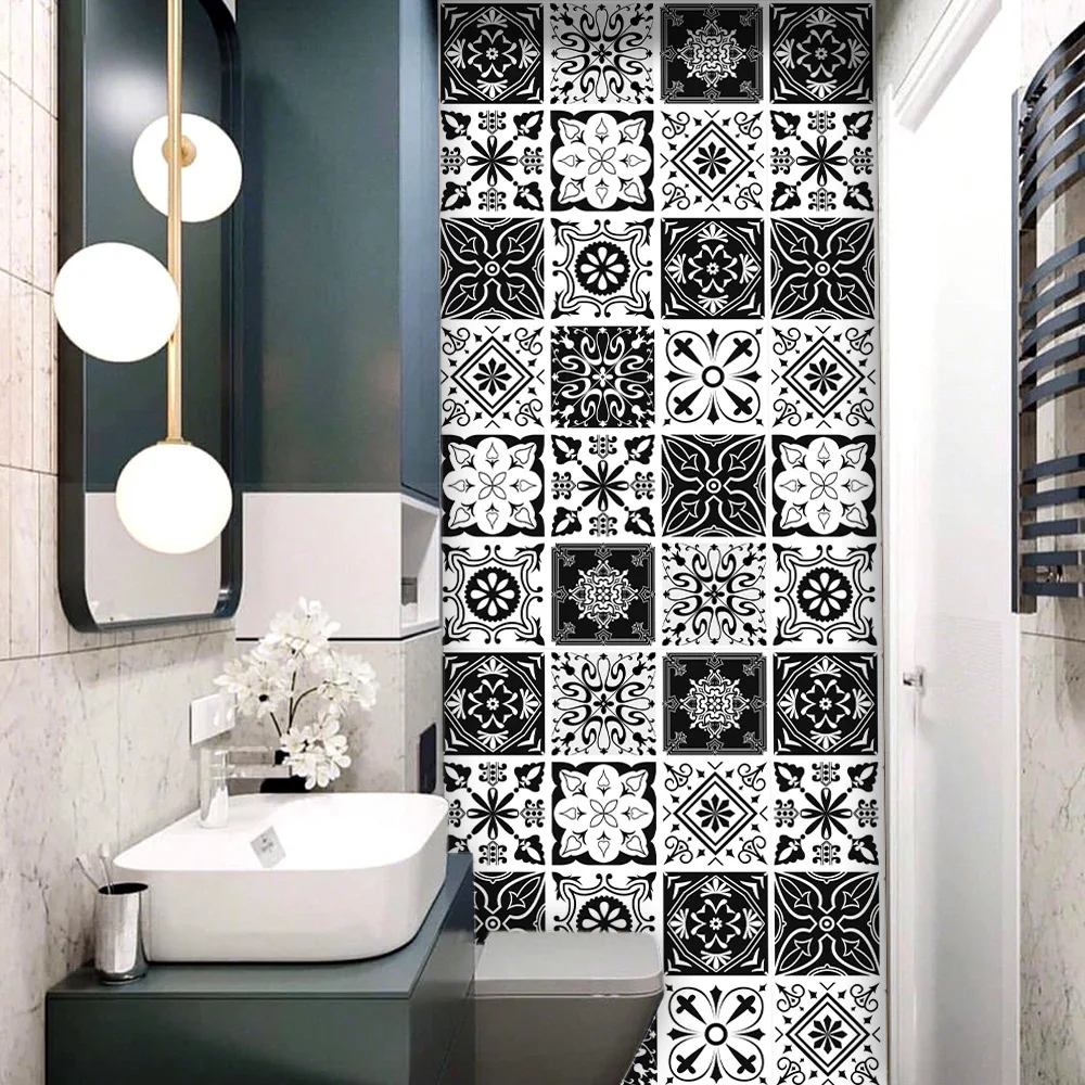 

European Retro Home Sticker Wall Sticker Floor Sticker Wall decals Waterproof Tile Sticker For Kitchen Bathroom Home Decor