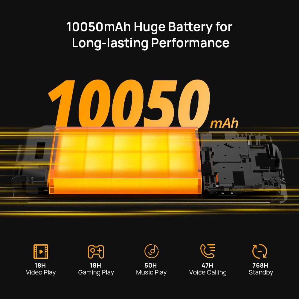 Смартфон DOOGEE S59 Pro 10050 мАч супер аккумулятор IP68 / IP69K 4 + 128 ГБ защищенный сотовый
