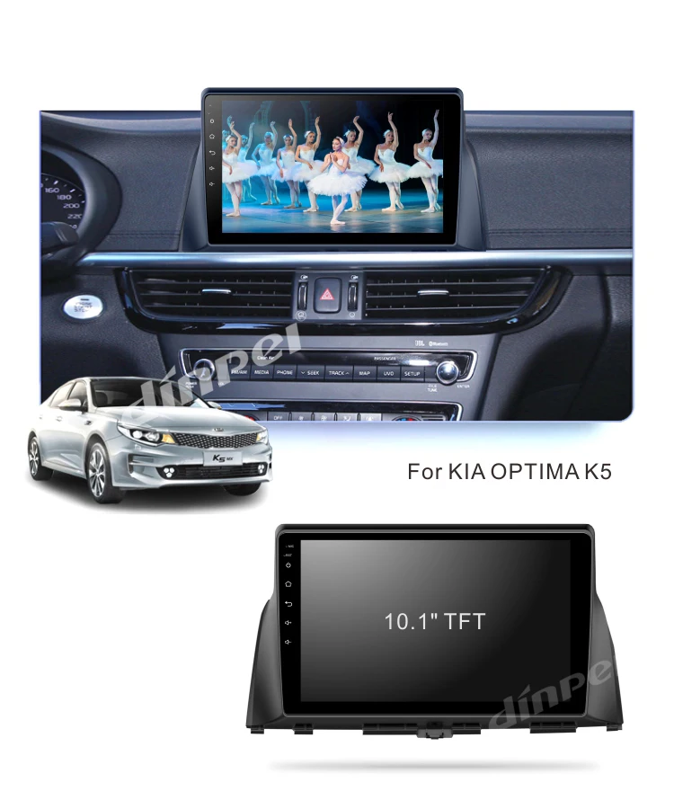 Dinpei Android 9,0 автомобильный dvd-плеер gps навигация Мультимедиа для KIA Optima K5 радио MP5 wifi Carplay Android авто