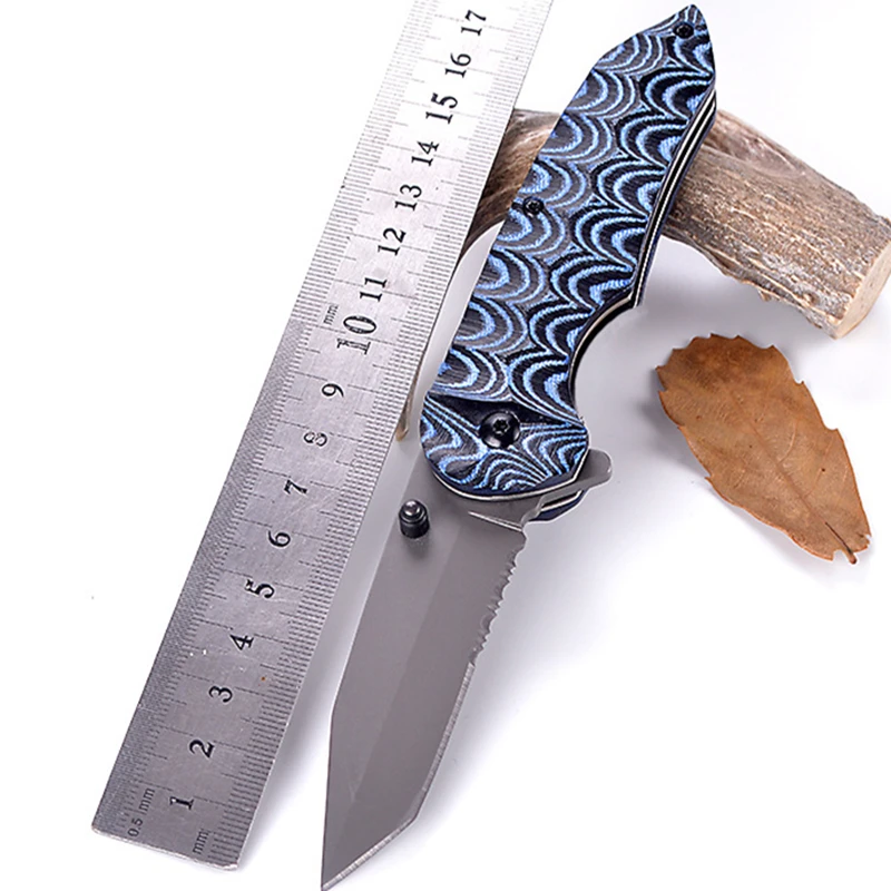 Складной нож из нержавеющей стали 57CR13MOV тактический Практичный Нож для