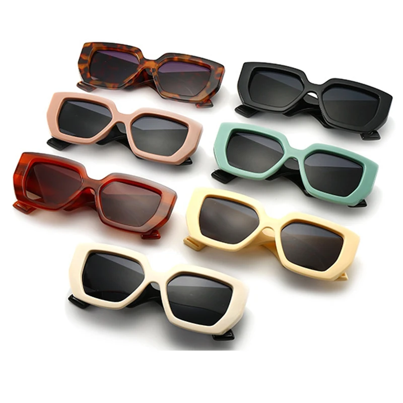 

2020 Fashion Brand Square Sunglasses Men Women Luxury Big Frame Black Shades SunGlasses Female UV400 gafas de sol