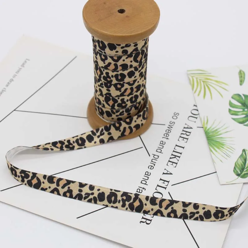 2Yards Leopard Printed Elastic Webbing DIY Sewing Craft Band Hemming Belt For Pants Lace Hat Decoration | Дом и сад