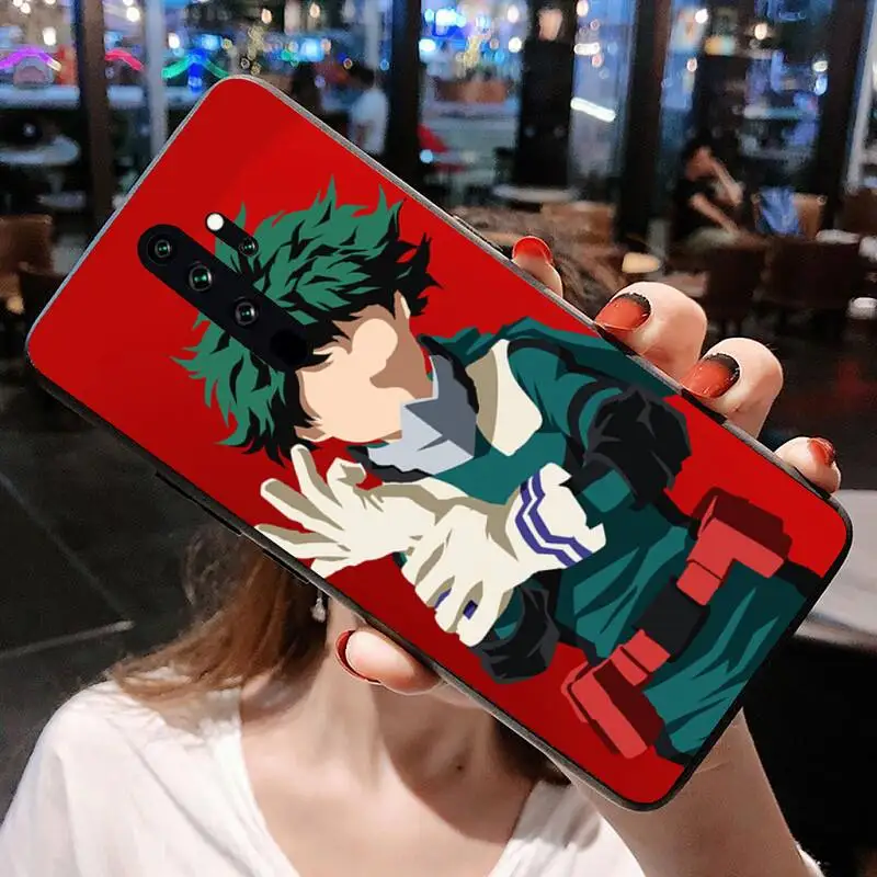 

My Hero Academia Midoriya Izuku Phone Case for Redmi 9A 8A 7 6 6A Note 9 8 8T Pro Max Redmi 9 K20 K30 Pro