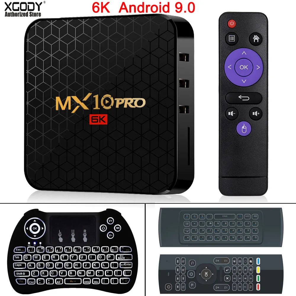 XGODY новейший 6K tv BOX Android 9,0 Pro Allwinner H6 Четырехъядерный 4 ГБ 32 ГБ 64 Гб HD медиаплеер 2,4G wifi смарт-приставка