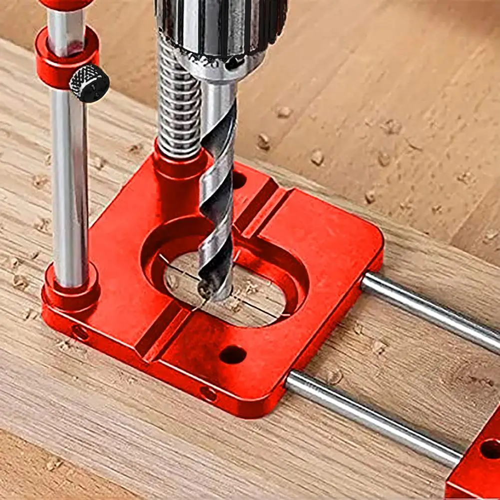 

NEW Drill Locator Hole Drill Guide Dowel Jig Woodworking Locator Tool Woodworking Drilling Template Guide Tool Drill Locator Jig
