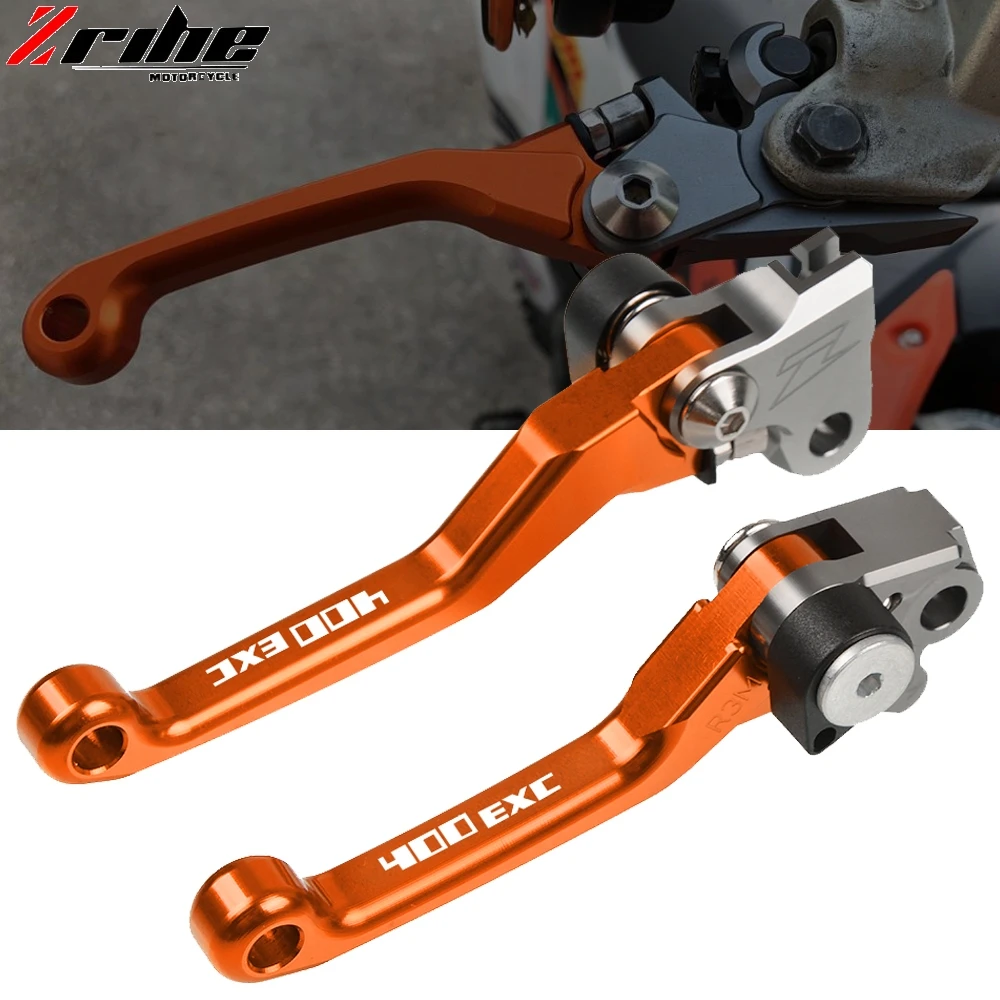 

Dirt Bike Motocross Motorbike CNC Aluminum Custom Made Folding handle Brake Clutch Lever For 400 EXC 400EXC 2009 2010 2011