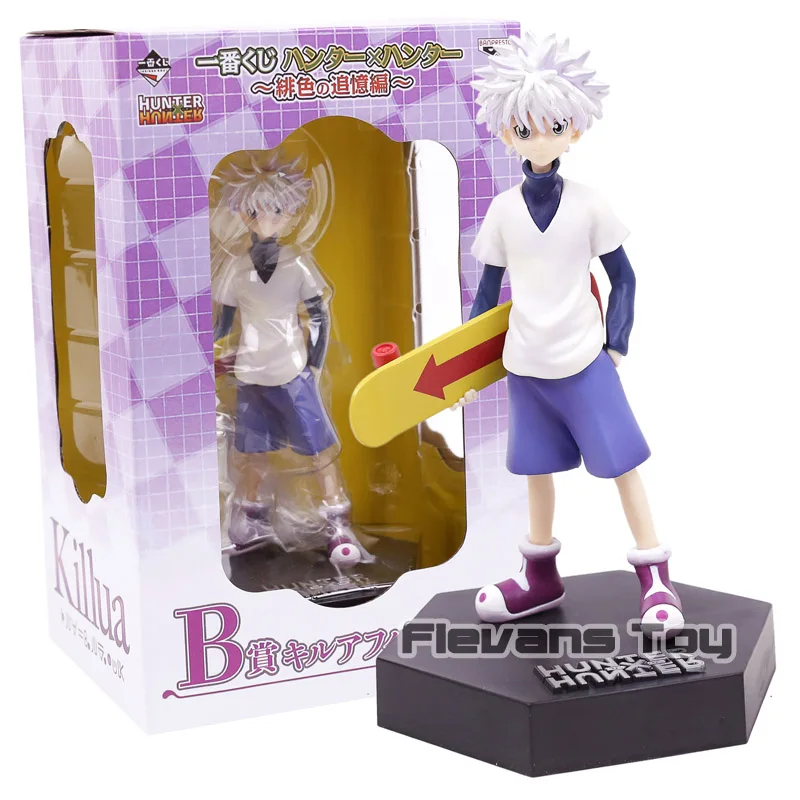 Killua box Охотник х Охотник Гон Фрикс киллуа золдик Kurapika Hisoka фигурка Коллекционная аниме-фигурка модель игрушки - Цвет: Killua box
