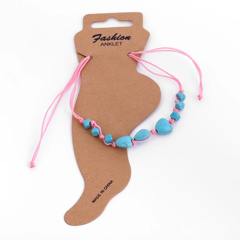 Пляжная оболочка ноги лодыжки ножной браслет для женщин Бохо босиком сандаловые