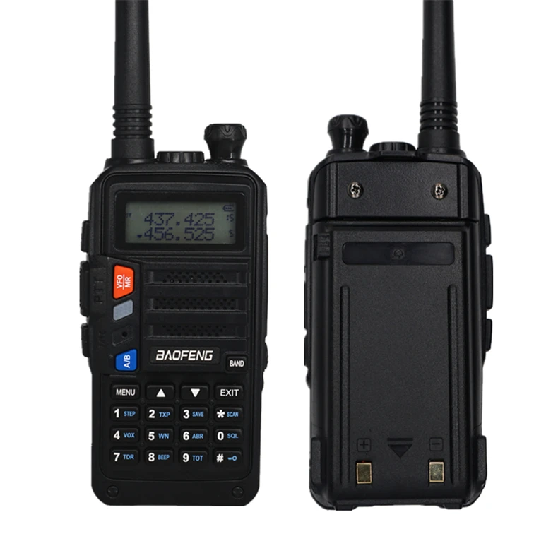 Комплект из двух-передающая радиоустановка Baofeng UV 5R Pro 8 Вт Мощность радио Comunicador двухдиапазонный УКВ иди и болтай Walkie Talkie “иди и UV-5R обновления CB Любительское радио