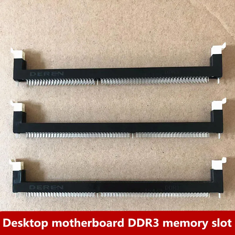 Desktop motherboard slot DDR3 memory slot 50pcs free shipping