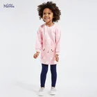 Комплект детской одежды Little maven 2021, хлопковая Милая мультяшная футболка и мягкие брюки, детская необычная Одежда для мальчиков и девочек