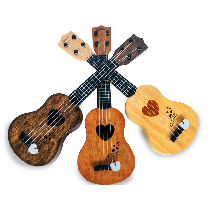 Детская имитация укулеле гитара игрушка может играть гитары инструмент