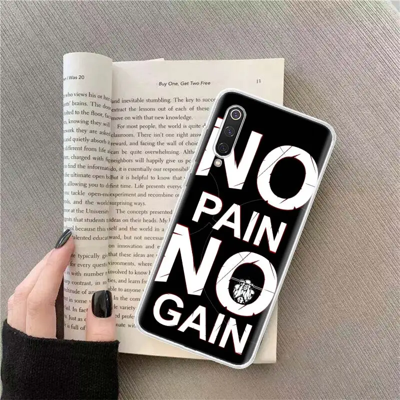 

Bodybuilding Gym Fitness Coqu Phone Case For Xiaomi Redmi 9 8 7 6 9A 8A 7A 6A Note 9 9S 8 8T 7 6 5 5A Pro S2 K20 K30 4X Case