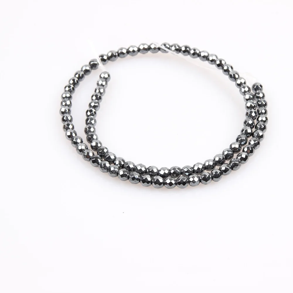 Граненые бусины из гематита с натуральным камнем 4 10 мм граненые для изготовления