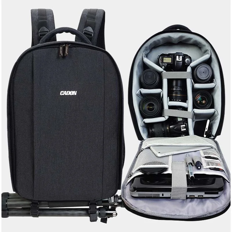 camera backpack pro dslr bag case large capacity waterproof shockproof bag for canon sony nikon slr dslr camera lens tripods free global shipping