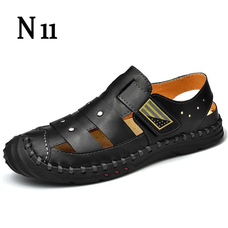 Классические мужские сандалии-гладиаторы Летние удобные пляжные сандалии