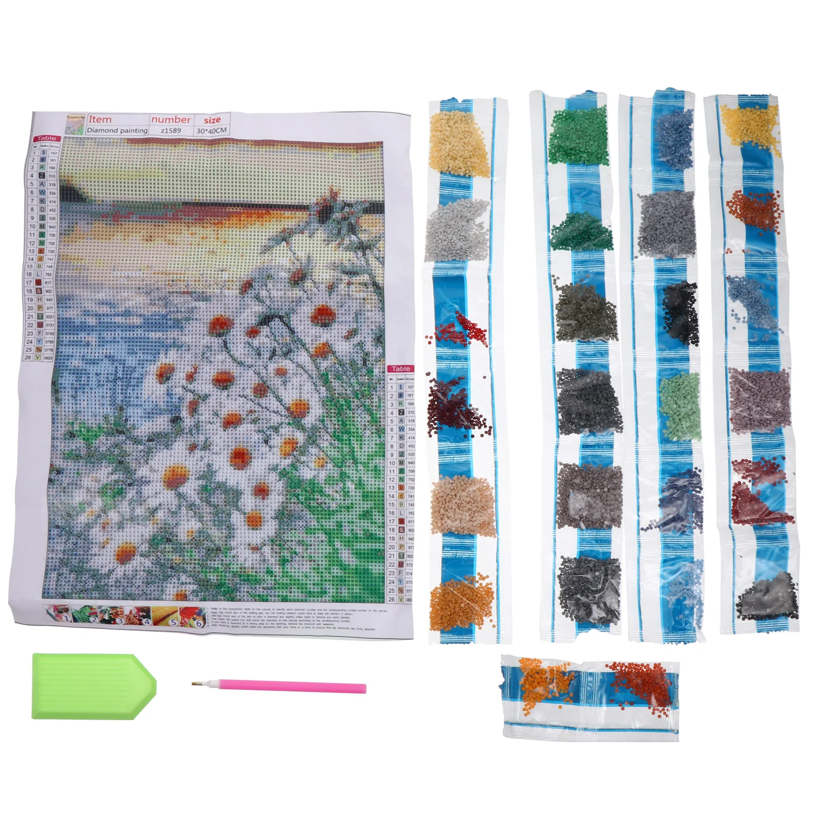 

1 Set DIY 5D Rhinestone Painting Kit for Adults Kids Full Drill Rhinestone Painting