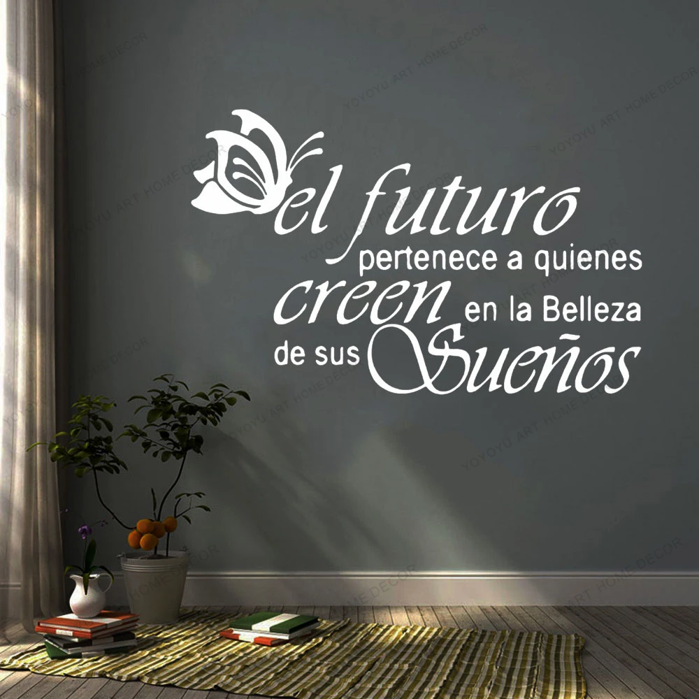 

NEW Spanish Arrive Sentences Wall Stickers Decal Quote Room Decoration Wall Decals Sticker Vinyl Wallpaper Poster Mural cx2049