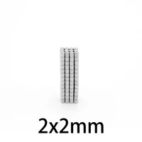 1005000pcs 2x2mm small magnets round 2mm2mm neodymium magnet disc 2x2 permanent ndfeb super strong powerful magnetic 22mm
