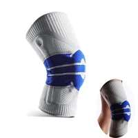 1 pcs knee patella protector brace silicone spring knee pad basketball running compression knee sleeve support sports knee pads