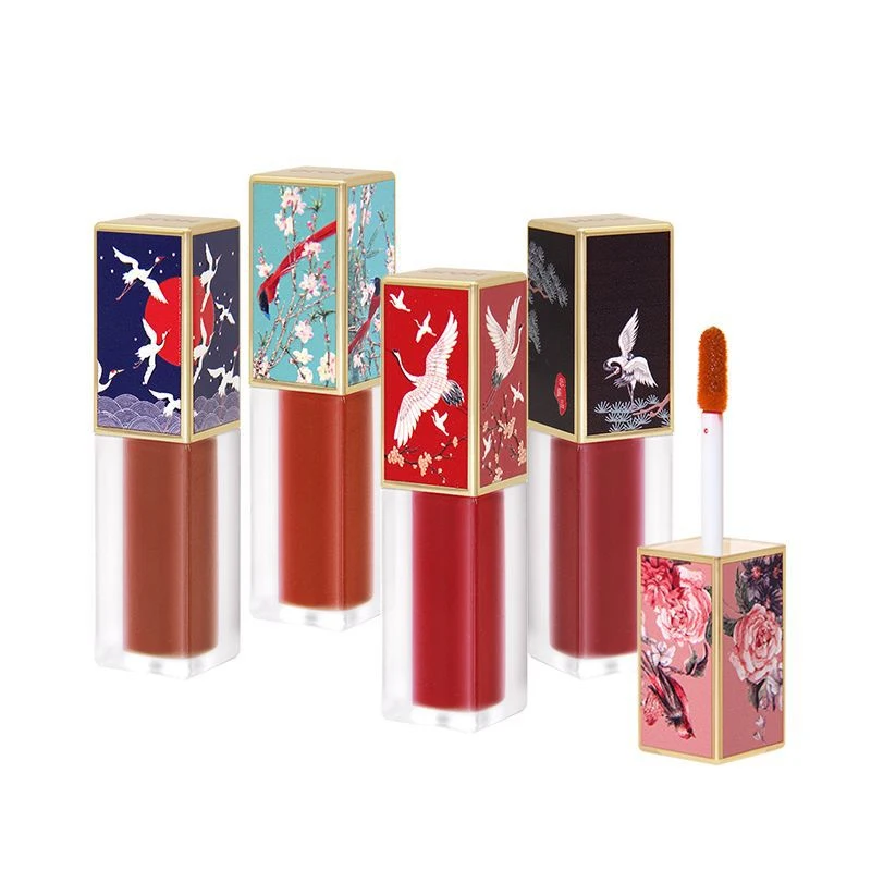 

5 Color Lip Glaze Matte Velvet Lip Gloss Lipstick Waterproof Moisturizer Sexy Lip stick Long Lasting Cosmetic Maquillaje