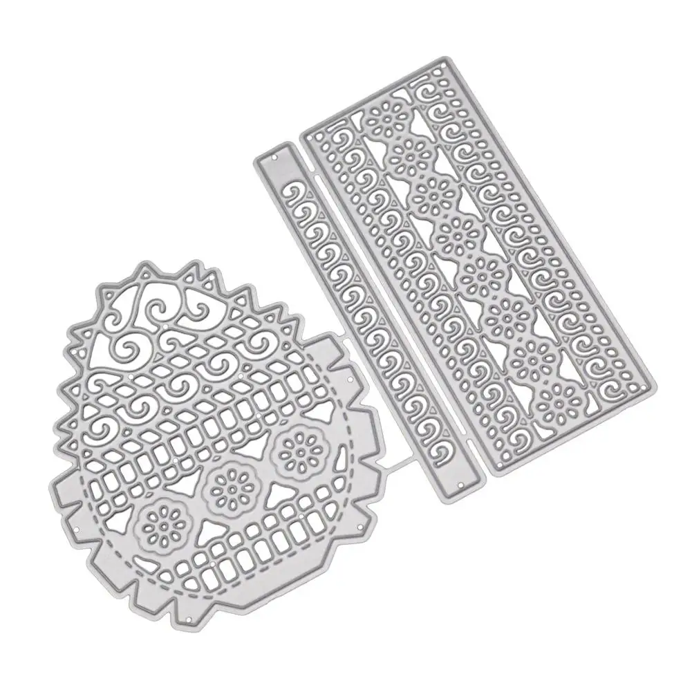 MeterMall трехмерная Цветочная корзина Вырубные штампы для скрапбукинга