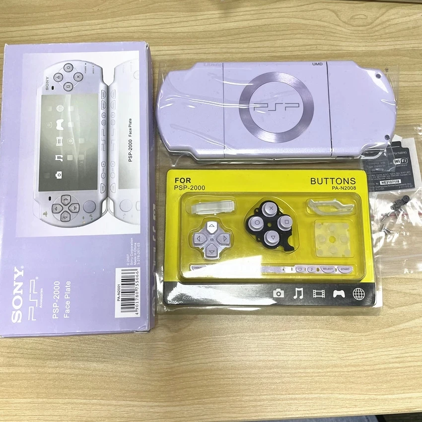 Высококачественный корпус чехол для PSP 2000 запасные части с полными кнопками и