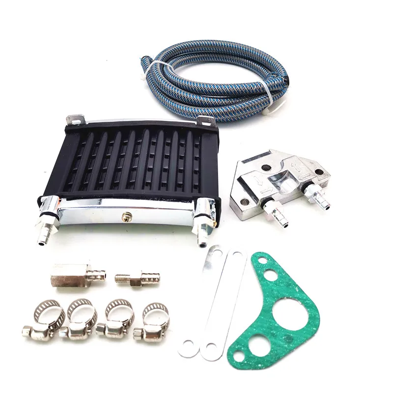 

Universal CNC Engine Oil Cooler Kit Radiator 125cc 140 150cc PIT PRO Trail Dirt Bike