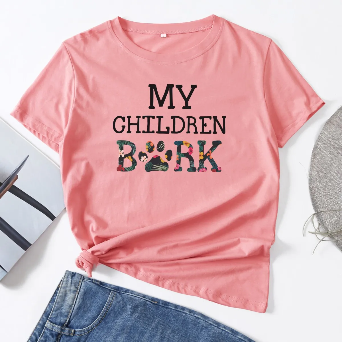 

Мои дети учебный собачий ошейник "антилай" Lover Графические футболки Хлопковая женская летняя футболка, топы для женщин, хлопковые футболки с...