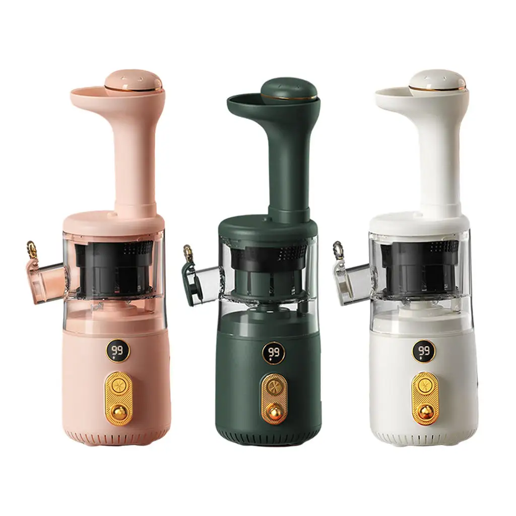 

Portable Slow Juicer Cold Press Juice Extractor Two Gears No Need to Add Water Cordless Juicer Machine for Home Fruit Kitchen